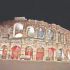 El anfiteatro fue construido en el año 30 d. C., durante la época del Imperio romano, cuatro décadas antes que el célebre Coliseo de Roma.