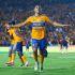 Juan Brunetta celebra gol de Tigres en la primera victoria del conjunto de la Sultana del Norte en el Apertura 2026.