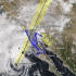 El ciclón Rachel mantiene su trayectoria rumbo a la costa oeste de la península de Baja California, donde se esperan rachas de viento de hasta 110 kilómetros por hora.