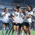 Selección Mexicana Femenil en el encuentro ante Jamaica en el estadio Corregidora.