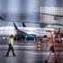Un avión de Aeroméxico en una pista del AICM