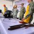 Desarme en la Basílica.