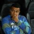 Kylian Mbappé en la banca del Real Madrid.