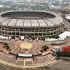 Vista aérea del Estadio Azteca.