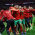 Marruecos celebró en grande en el Estadio Príncipe Moulay Abdellah, en Rabat.