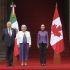 Claudia Sheinbaum recibió en Palacio Nacional a Mary Simon, Gobernadora General de Canadá, en visita oficial
