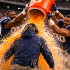 El baño de Gatorade al entrenador campeón se ha convertido en una tradición del Super Bowl y en uno de los momentos más esperados tras el silbatazo final.