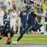 Jason Myers celebra uno de sus cinco goles de campo en el Super Bowl LX, una actuación récord que marcó la diferencia para los Seahawks ante los Patriots.