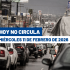 Los vehículos registrados en Estado de México, Hidalgo, Morelos, Puebla y Tlaxcala podrán circular bajo las mismas restricciones