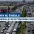 Los vehículos registrados en Estado de México, Hidalgo, Morelos, Puebla y Tlaxcala podrán circular bajo las mismas restricciones