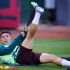 Rodrigo Huescas during Mexico National team training session ahead of the International Friendly match against Japan at Oakland-Alameda County Coliseum, on September 05 2025, in Oakland, California, United States.