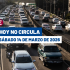Hoy No Circula del 14 de marzo del 2026.
