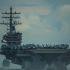 Imagen del portaaviones nuclear USS Nimitz