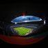 Panorámica del Estadio Banorte durante el México Vs Portugal desde la zona de los nuevos palcos de transmisión.