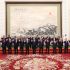 El presidente chino, Xi Jinping, posa para una foto de grupo junto a los invitados de honor del tercer Foro de Cooperación Internacional de la Iniciativa de la Franja y la Ruta en el Gran Salón del Pueblo de Beijing, el 18 de octubre de 2023.