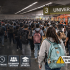 Estación Universidad en hora pico