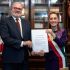 El pasado 16 de abril, Sheinbaum recibió las cartas credenciales del embajador cubano Eugenio Martínez Enriquez