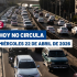 Hoy no Circula del 22 de abril