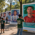 Las estampas mundialistas de Panini salieron del álbum para instalarse en Paseo de la Reforma, donde miles de aficionados reviven la historia del futbol a gran escala.