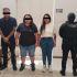 Las tres personas quedaron a disposición de la Fiscalía General de la República (FGR), con sede en Texcoco
