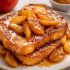 Receta de pan francés con manzana caramelizada