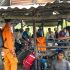 A handout picture taken and released on May 8, 2026 by Indonesia's National Search and Rescue Agency (BASARNAS) shows rescue workers waiting in a shelter after the volcanic eruption of Mount Dukono in North Halmahera, North Maluku. Three hikers died in an eruption on May 8 of Indonesia's Mount Dukono volcano where they found themselves in a no-go zone, officials said. (Photo by Handout / National Search and Rescue Agency (BASARNAS) / AFP) / -----EDITORS NOTE --- RESTRICTED TO EDITORIAL USE - MANDATORY CREDIT "AFP PHOTO / Indonesia's National Search and Rescue Agency (BASARNAS) " - NO MARKETING - NO ADVERTISING CAMPAIGNS - DISTRIBUTED AS A SERVICE TO CLIENTS