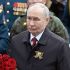 Vladimir Putin durante el desfile del Día de la Victoria.