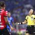 Katia Itzel García envuelta en la polémica por no marcar penal en favor de Atlas ante Cruz Azul.
