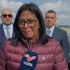 La presidenta encargada de Venezuela, Delcy Rodríguez, arribó este domingo a Países Bajos
