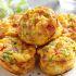 Receta de muffins de huevo y verduras para el desayuno