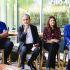 Ernesto  Betancourt, Felipe Leal, Karina Licea y Jorge Gamboa de Buen, anunciaron las actividades que se realizarán en el centenario del nacimiento del arquitecto Teodoro González de León.