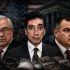 Rubén Rocha Moya, Mario Villanueva y Genaro García Luna.