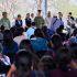 Rosa Icela Rodríguez y Evelyn Salgado encabezan una reunión con habitantes de Chilapa de Álvarez junto a mandos militares y civiles.