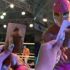 El luchador recibió una photocard del integrante de BTS
