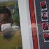 Los protestantes colocaron stickers con imágenes de políticos de Sinaloa señalados públicamente por presuntos vínculos con el crimen organizado.