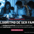 Familia reunida alrededor de una mesa mientras cada integrante observa una pantalla iluminada, representando el impacto de la tecnología y los algoritmos en la convivencia dentro del hogar.