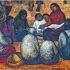 Gracias al mural La maestra rural, de Diego Rivera, que Laura vio en un cartel del INEA, en 1988, fue que llegó al instituto, donde lleva 35 años ayudando a alfabetizar.
