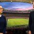 Sheinbaum y el rey de España en un estadio