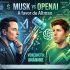 Infografía conceptual del juicio entre Elon Musk y OpenAI, mostrando a Musk y Sam Altman divididos por un mazo de juez que favorece al fundador de ChatGPT tras un veredicto unánime