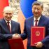 Vladimir Putin y Xi Jinping.