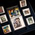 Colecciones de monedas Picasso Celebración exhibidas en el Museo Reina Sofía de Madrid el 28 de noviembre de 2023.