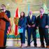 Todd Blanche estuvo acompañado por la senadora Ashley Moody; el subdirector adjunto del FBI, Christopher Gilbert Raia, y el fiscal federal del Distrito Sur de Florida, Jason A. Reding Quiñones.