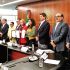 Legisladores, en una de las del Senado de la República.