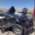 El McLaren de Bauer quedó dañado de la parte trasera.