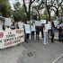 También los estudiantes denunciaron represión en las manifestaciones y confrontaron a personas ajenas al instituto