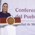 Sheinbaum en su conferencia matutina del viernes 22 de mayo de 2026.