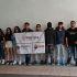 Jóvenes detenidos permanecen alineados bajo custodia de elementos federales y municipales de Ecatepec