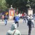 Comuneros de Sevina irrumpen por la fuerza en Casa Michoacán.