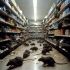 Inspectores detectaron ratas en almacenes y áreas de alimentos dentro de la tienda.