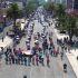 Los maestros retomaron sus protestas este martes, con una marcha sobre Avenida Juárez el cierre de tramos de Reforma y Bucareli.